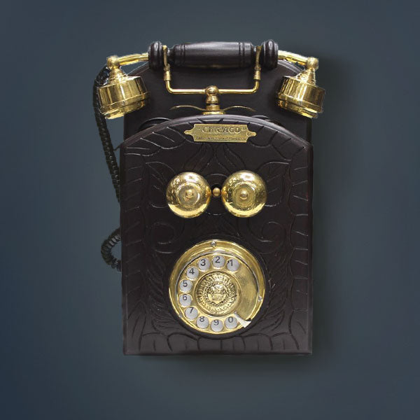 Vintage Telephone with Ringer in front