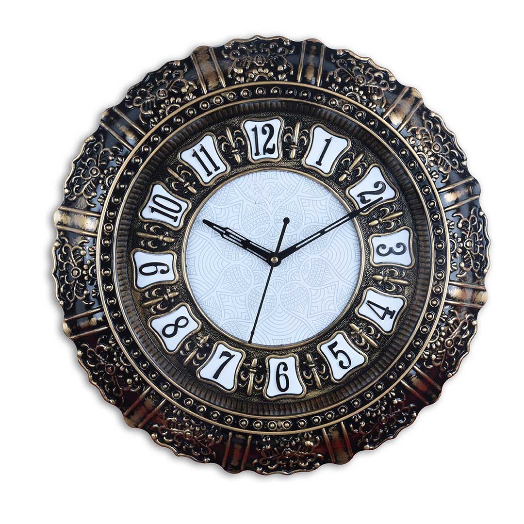 Antique Clock with 3d digits