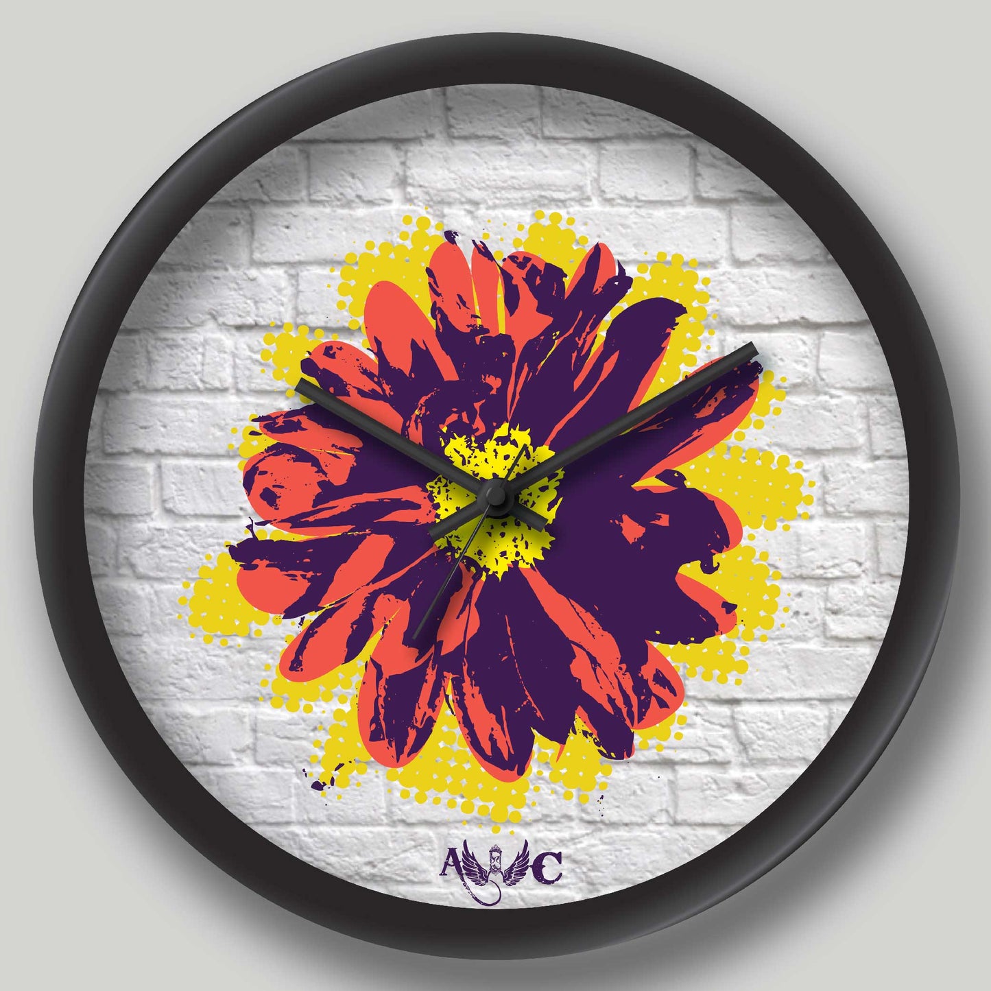 Flower on the wall