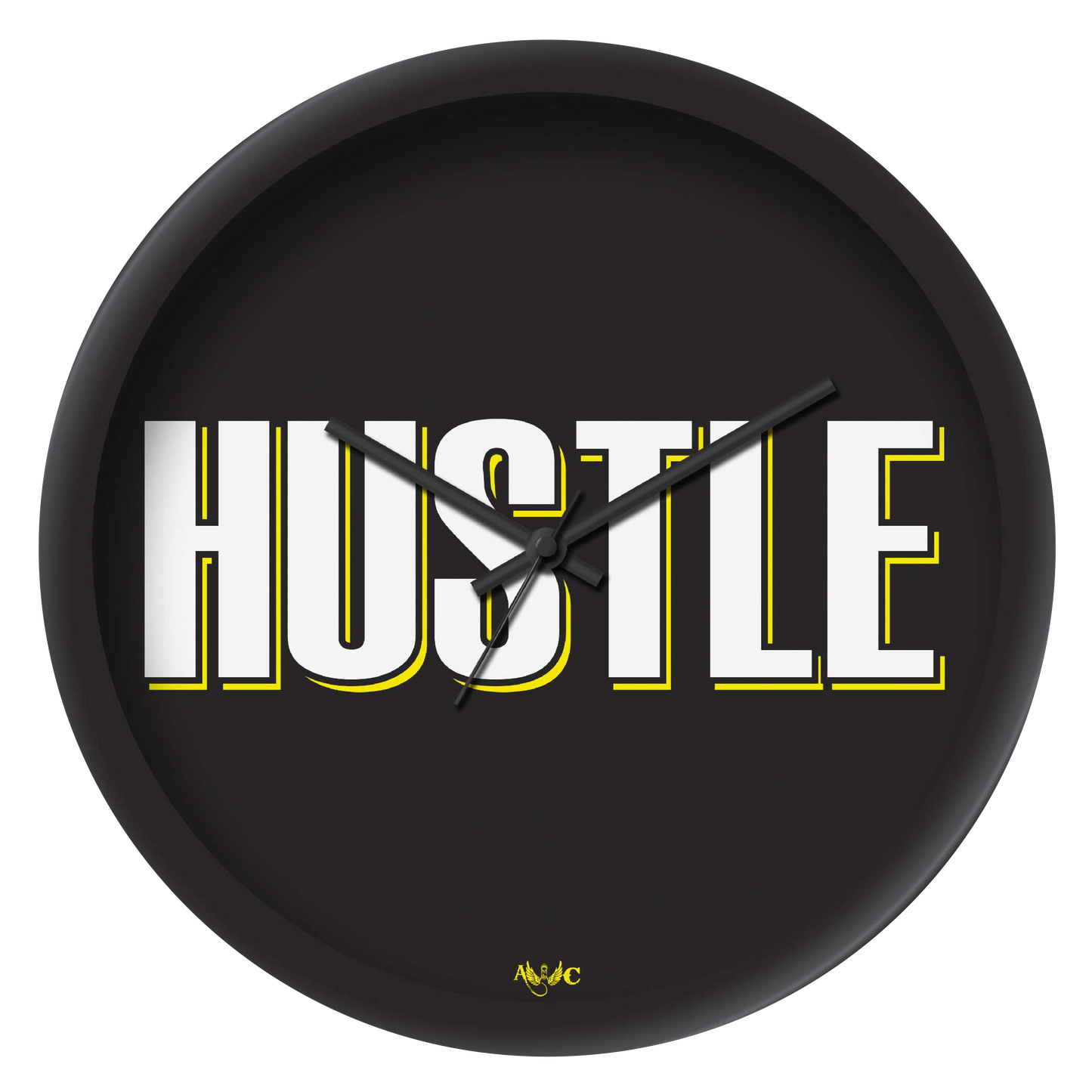 Hustle- Wall Clock