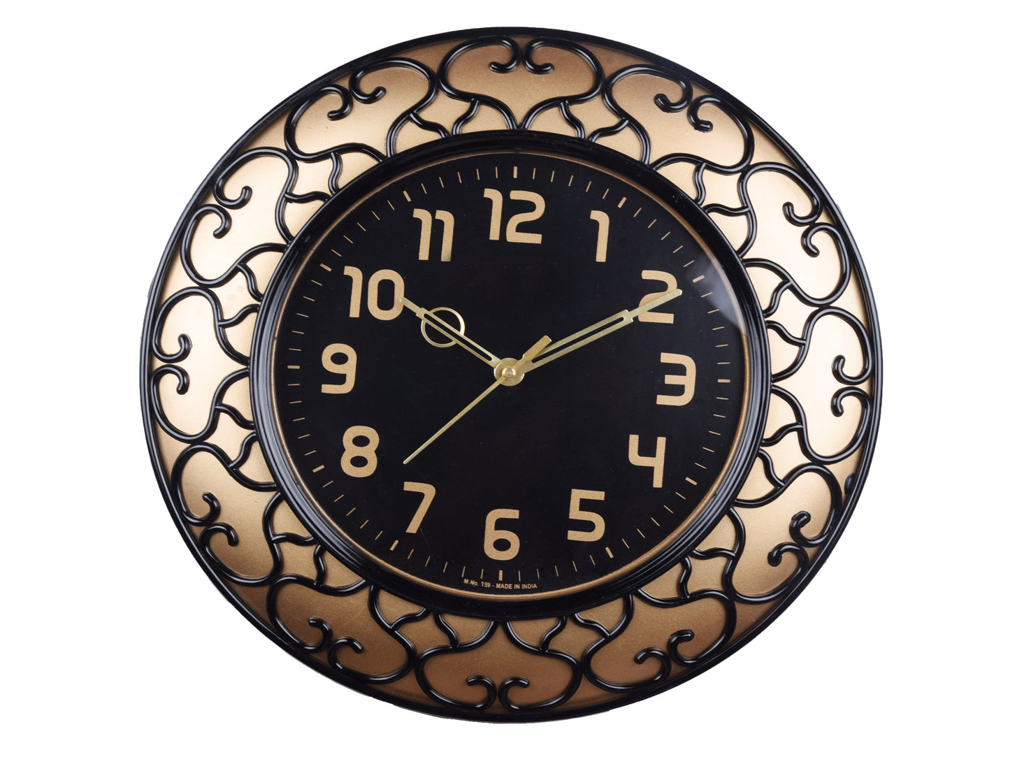Bevelled Ethnic Border Wall Clock