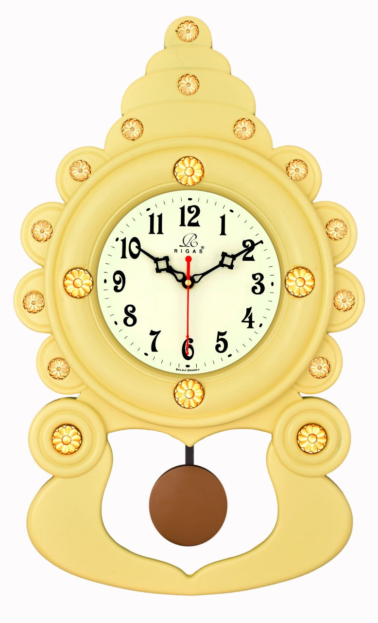 Katthak Pendulum, Plastic Wall Clock