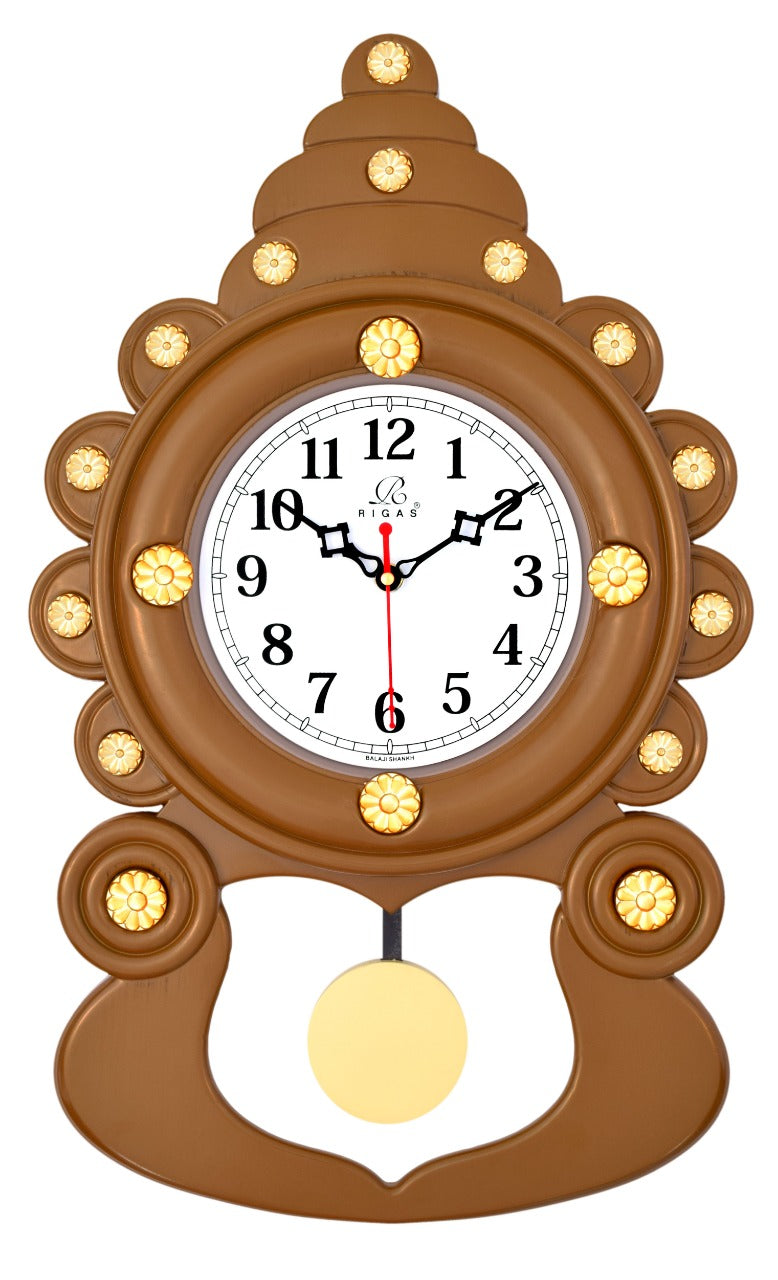 Katthak Pendulum, Plastic Wall Clock