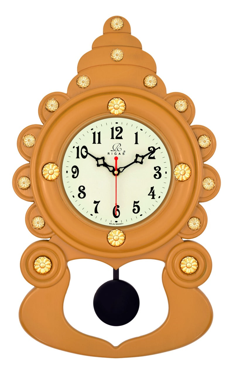 Katthak Pendulum, Plastic Wall Clock