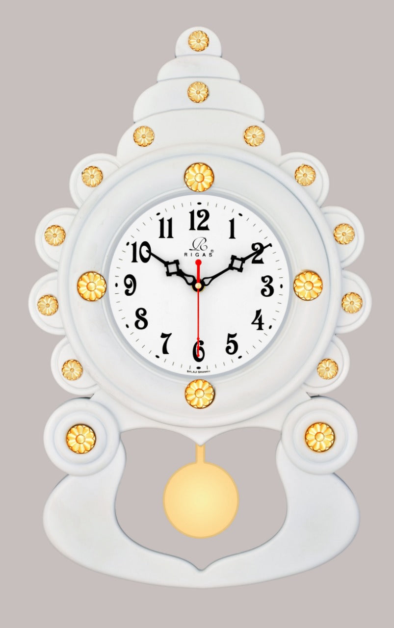 Katthak Pendulum, Plastic Wall Clock
