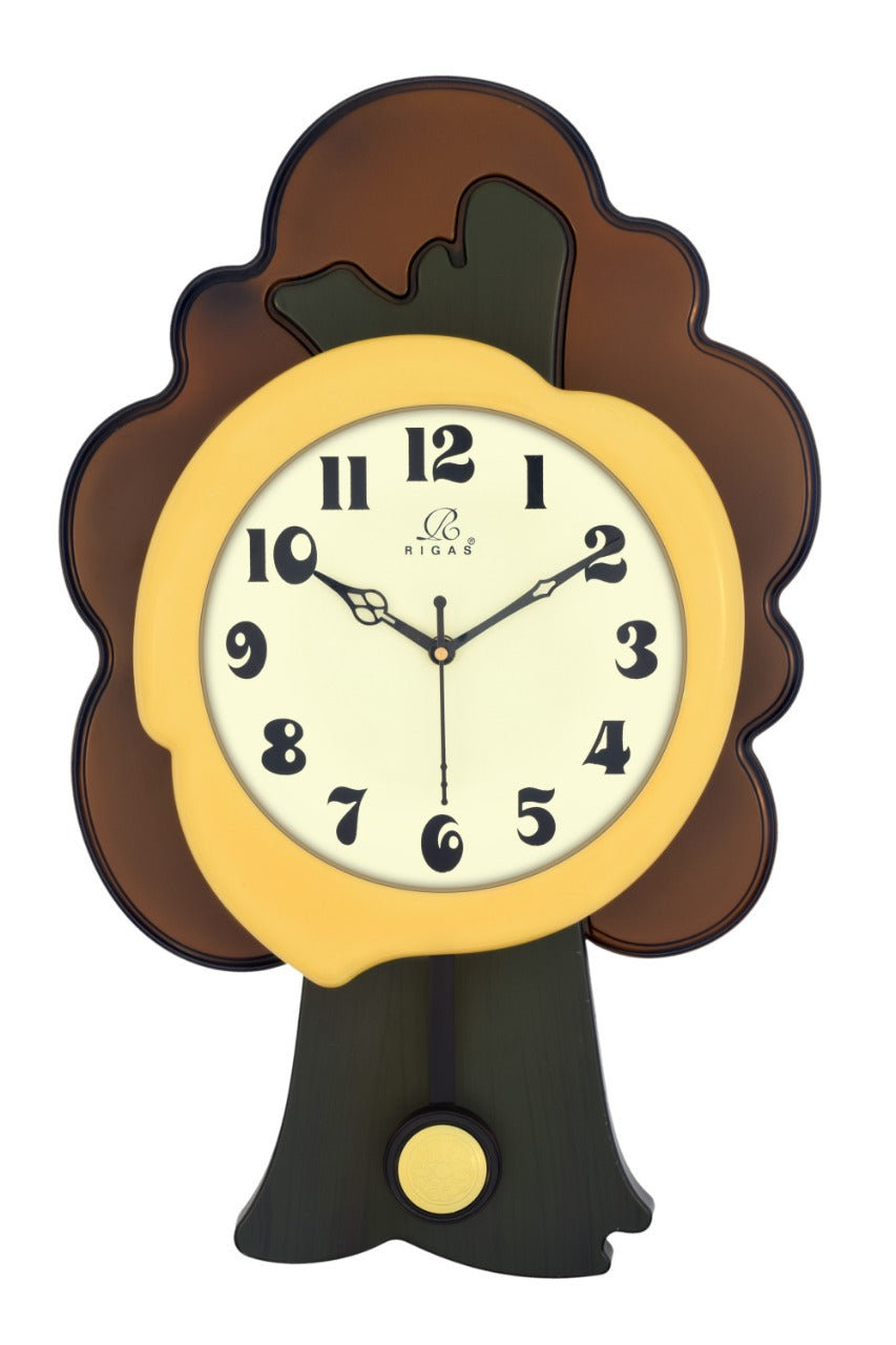 Tree Pendulum ,Tree Shaped Plastic Clock