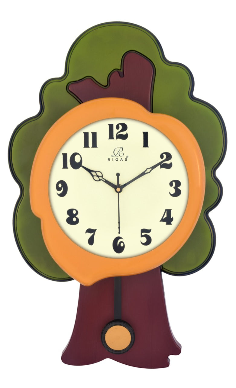 Tree Pendulum ,Tree Shaped Plastic Clock