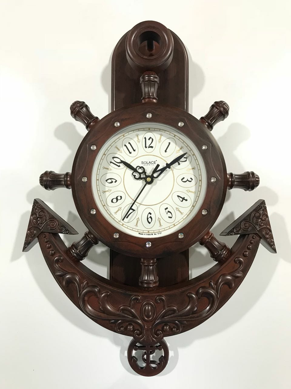 Decorative Anchor Pendulum , Plastic Pendulum Clock