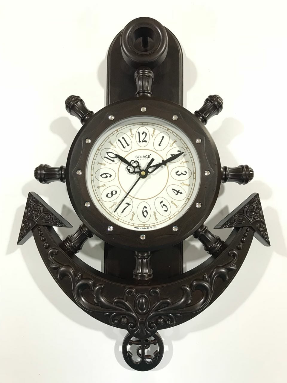 Decorative Anchor Pendulum , Plastic Pendulum Clock