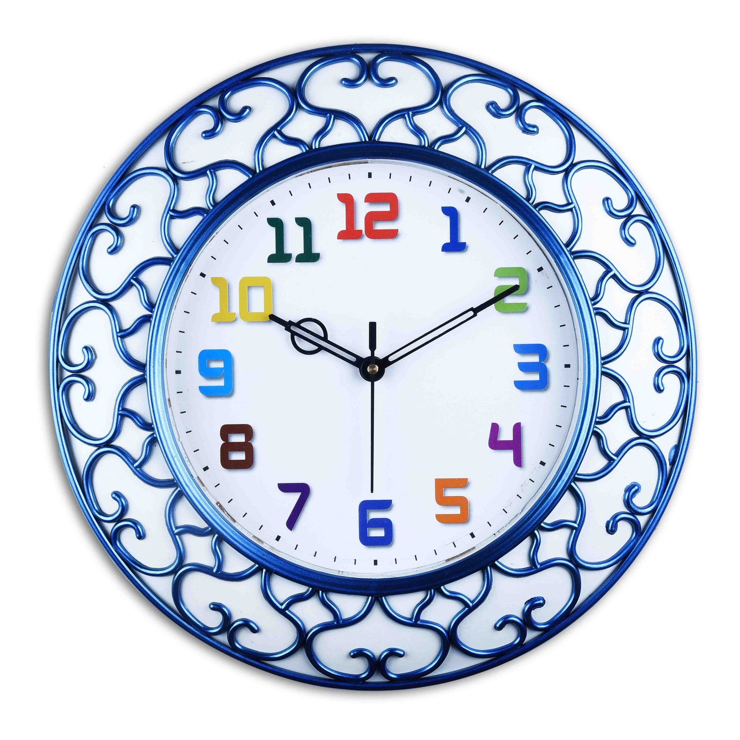 Bevelled Ethnic Border Wall Clock