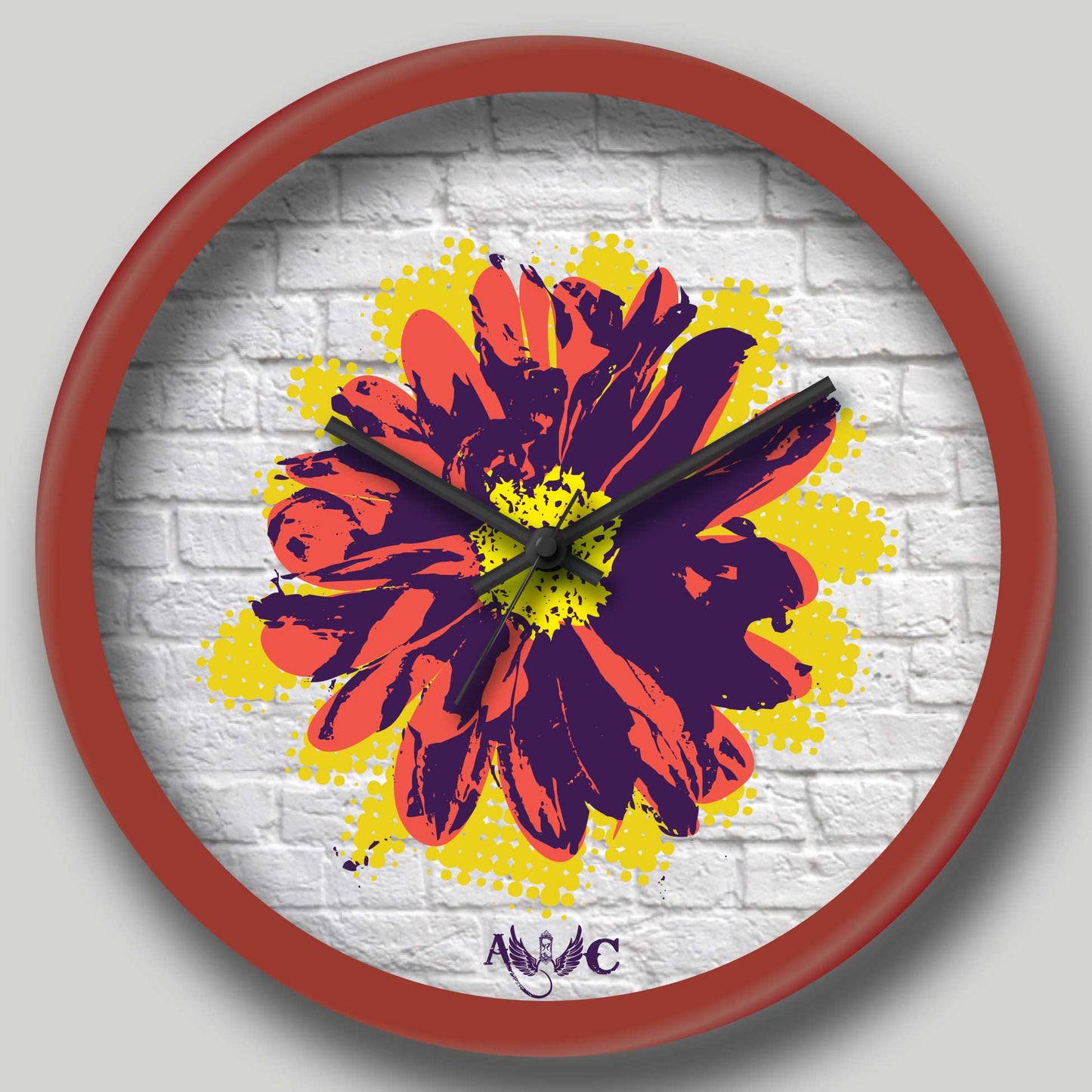Flower on the wall