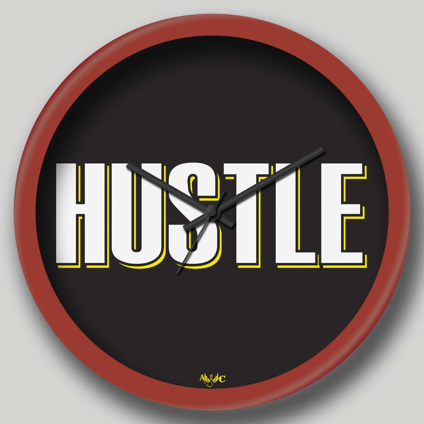 Hustle- Wall Clock