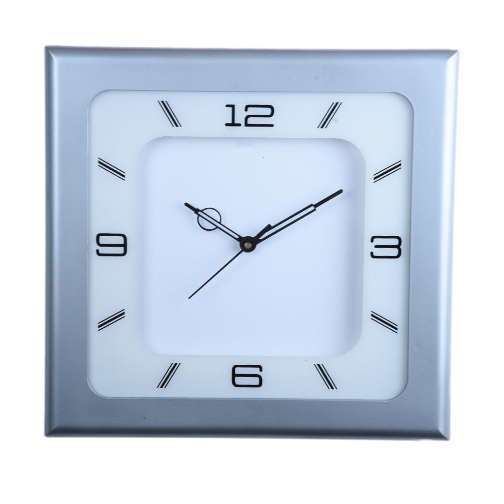 Printed Glass Square Wall Clock