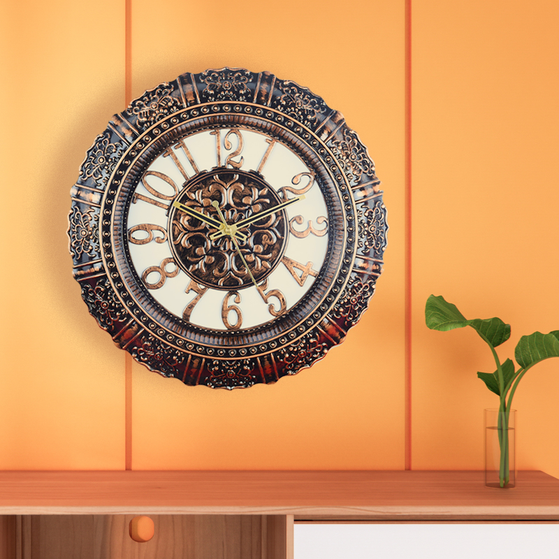 Antique Wall Clock with ethnic border