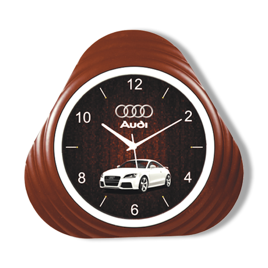 Audi  - 11 inch promotional wall clock - Triangular Clock