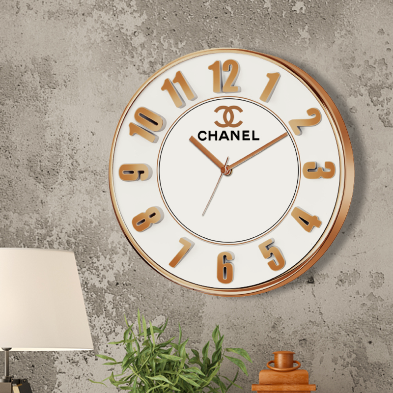 Chanel - 12 inch promotional wall clock with 3d numbers