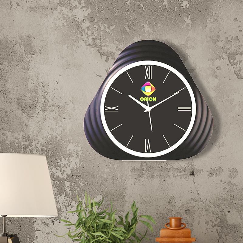 Orion - 11 inch promotional wall clock - Triangular Clock