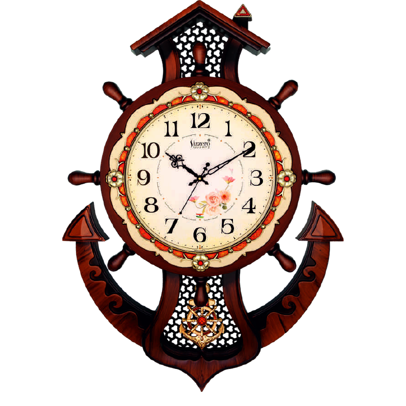 Sizzero Magnum Size Pendulum Clock - Anchor Shape