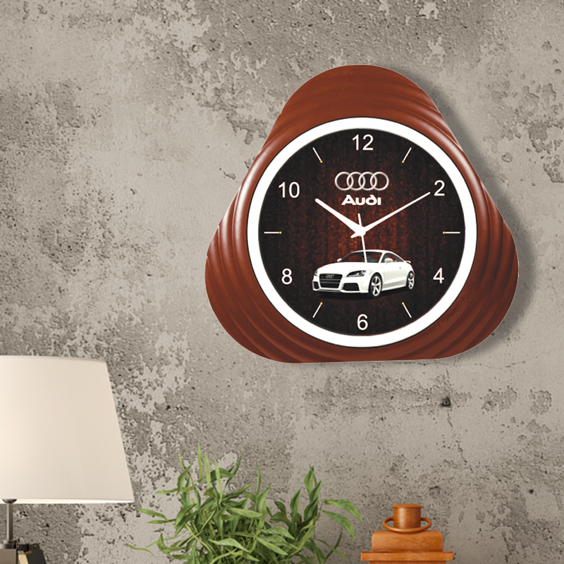 Audi - 11 inch promotional wall clock - Triangular Clock
