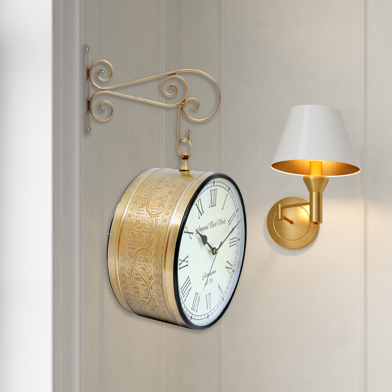 Hanging Double Sided Clock- 6 inch / 8 inch / 10 inch / 12 inch