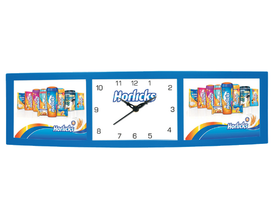 Horlick - table cum wall clock - Promotional clock