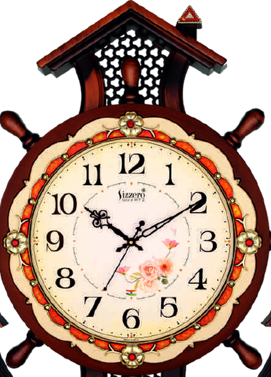 Sizzero Magnum Size Pendulum Clock - Anchor Shape
