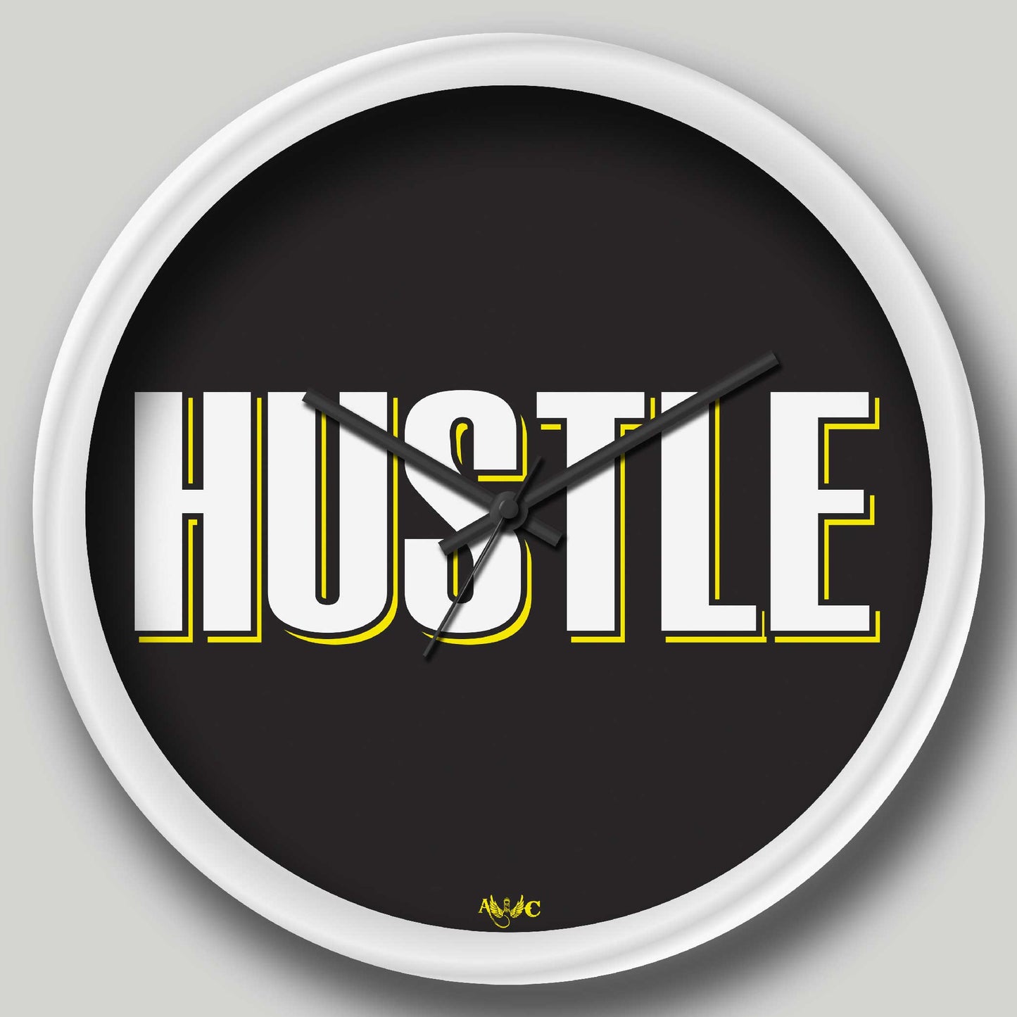 Hustle- Wall Clock