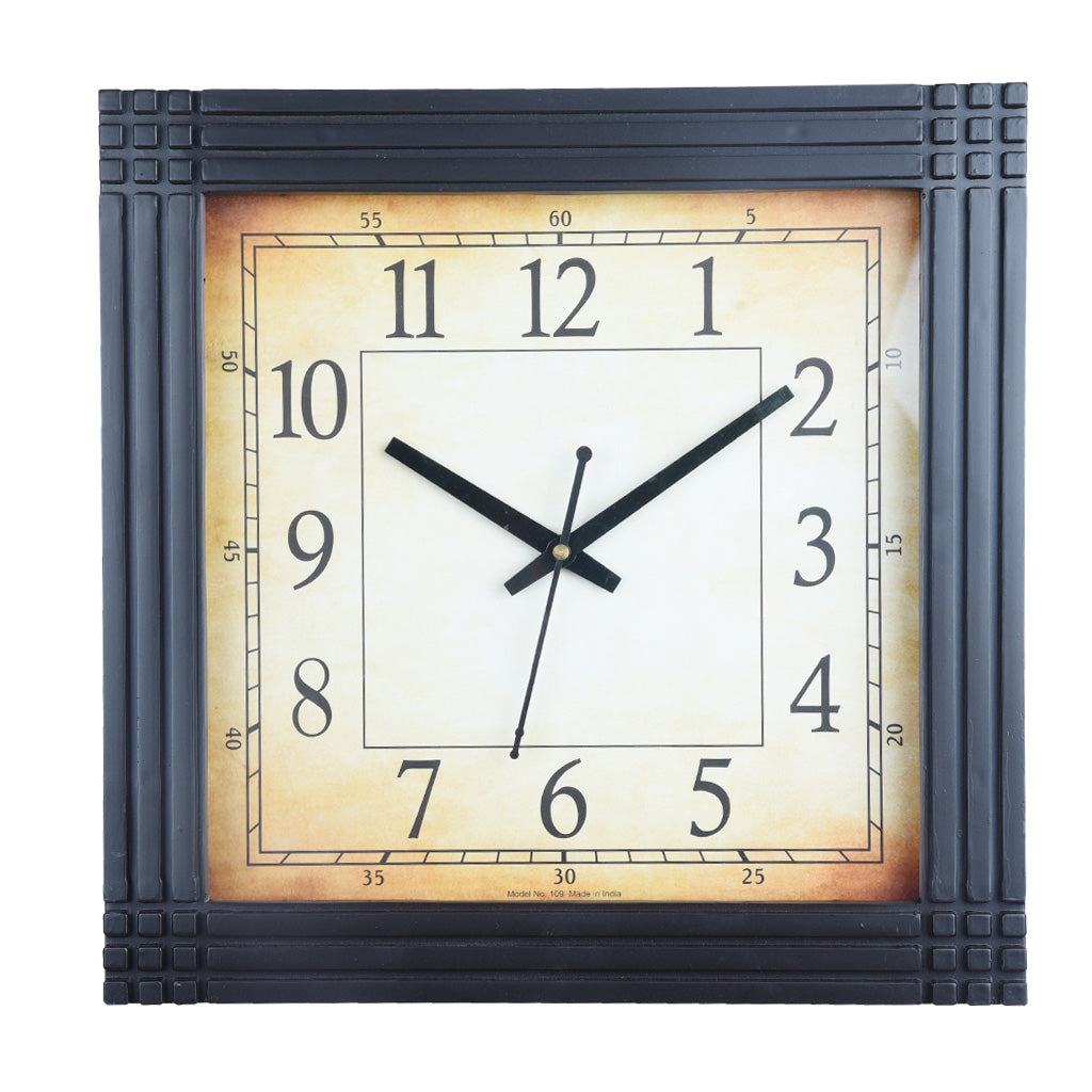 Retro Dial Square Wall Clock