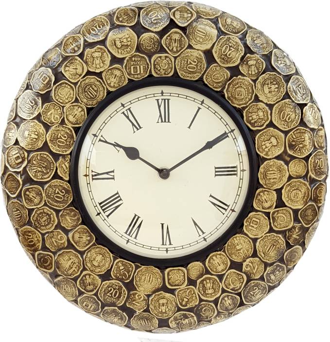 Coin Wall Clock , 12 X 12 inch