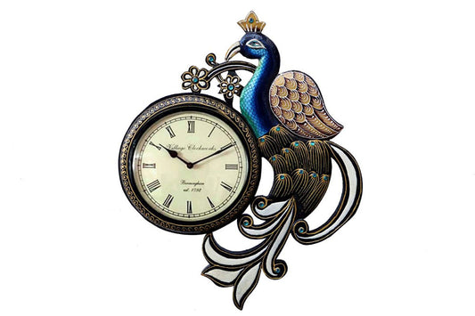 Jaipuri Art HandCrafted Clock , 12 X 12 Inches