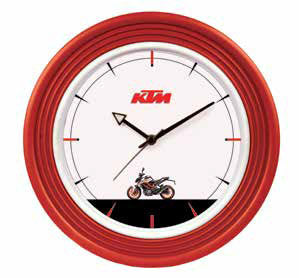 Plastic Customized Clock, 10 inch x 10 inch for Promotional Branding .