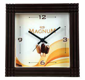 Custom Logo , Business Wall Clock for Branding and Gifting.