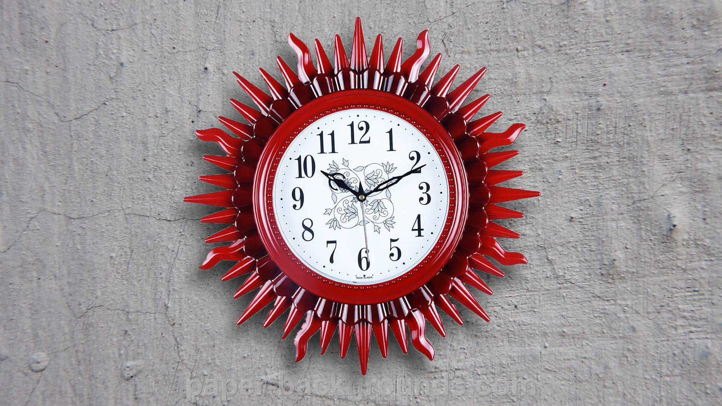 Sun Dual tone Clock