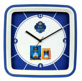 Premium Business wall clock with company logo