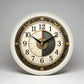 Antique 11-Inch Wall Clock with Numeric & Symbolic Dial – Vintage Look, Plastic Frame