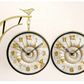 Elegant 12 Inch Double-Sided Wall Clock with Golden Shell Dial – Premium Plastic Frame (Copy)