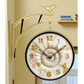 Elegant 12 Inch Double-Sided Wall Clock with Golden Shell Dial – Premium Plastic Frame (Copy)