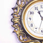 Gothic Bordered Round Wall Clock