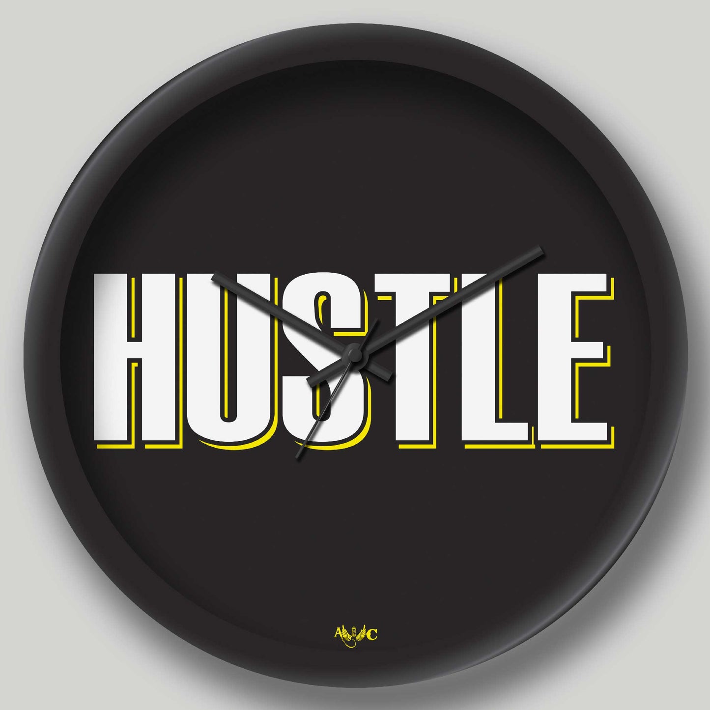 Hustle- Wall Clock