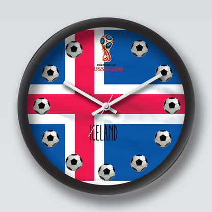 Iceland -Fifa Wall Clocks