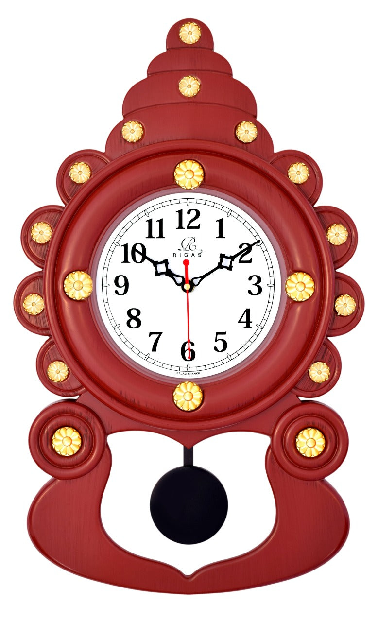 Katthak Pendulum, Plastic Wall Clock