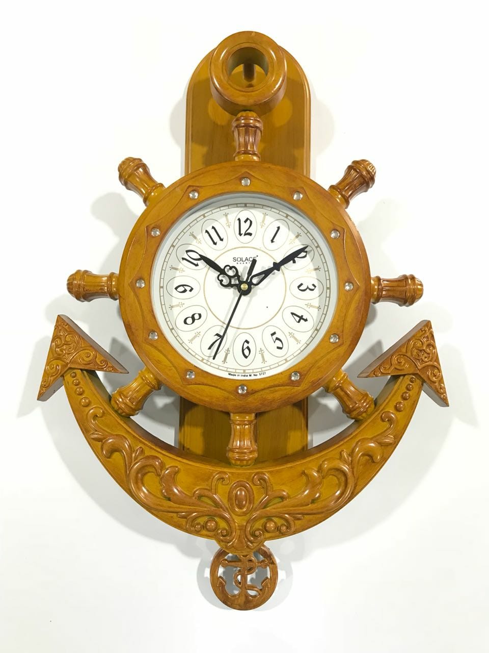 Decorative Anchor Pendulum , Plastic Pendulum Clock
