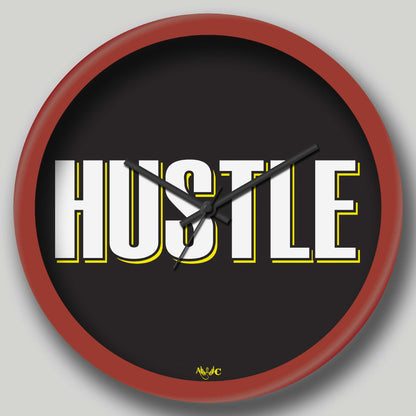 Hustle- Wall Clock