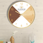 Alankar Jewelry House - 12 golden finish promotional wall clock