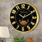 Hazoorilal - 12 inch promotional wall clock with 3d numbers