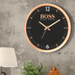 Hugo Boss  - 12 inch promotional wall clock - 2 tone color