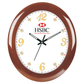 HSBC - Oval Promotional Wall Clock - 14 inch x 12 inch