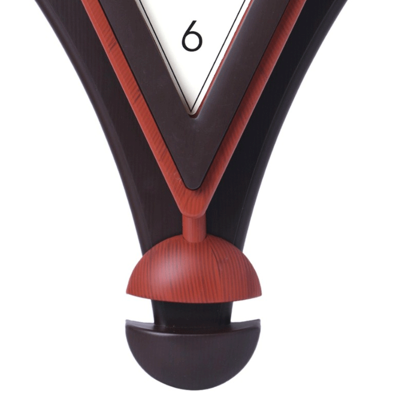 Small Inverted Triangle Shaped Plastic Pendulum Clock