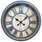 Antique Finish , Grey Wall Clock - 20 inch