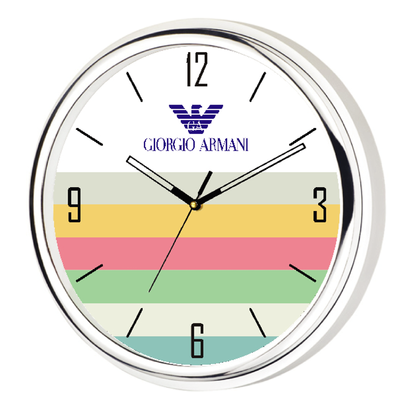 Emporio Armani  - 12 inch promotional wall clock - 2 tone color